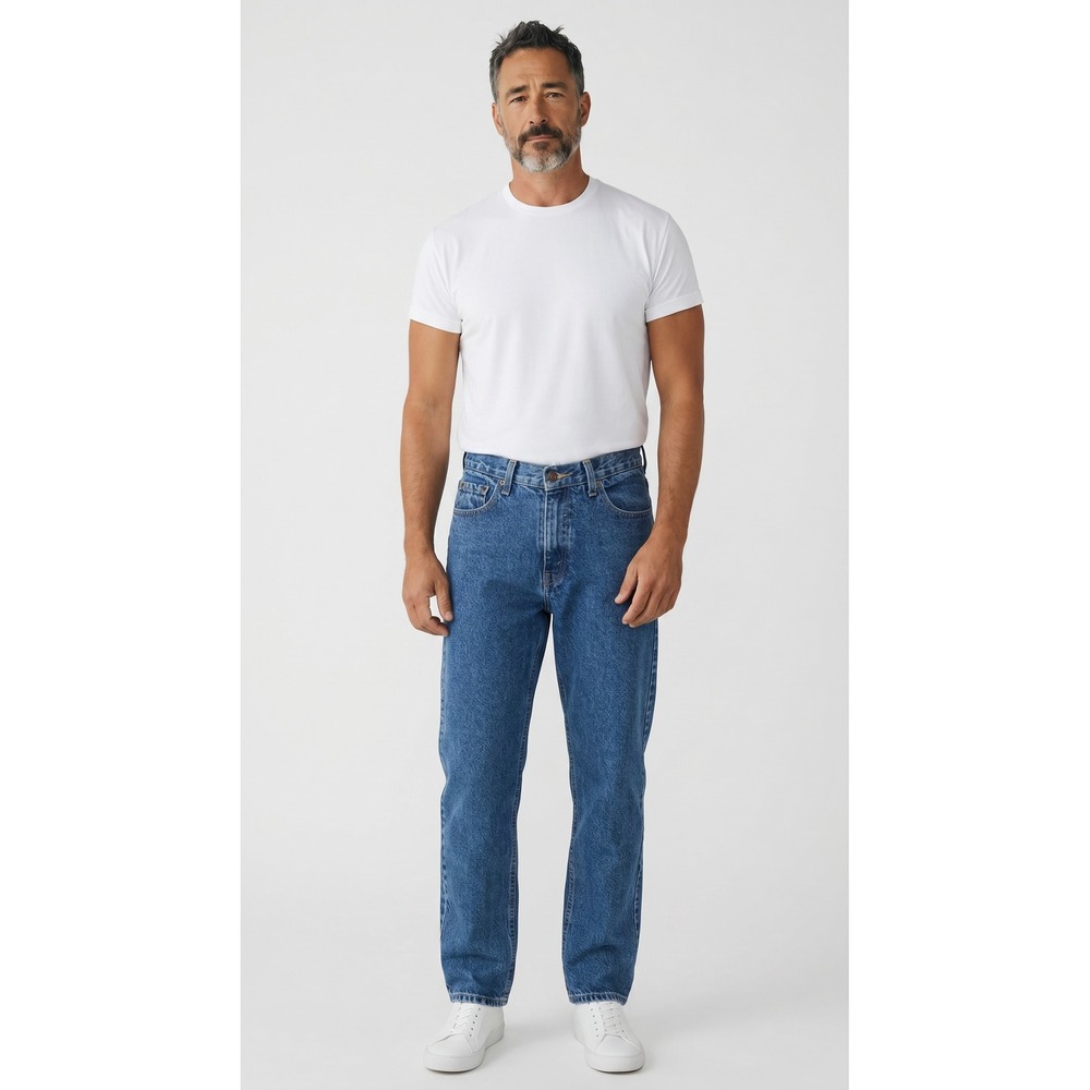 Signature by Levi Strauss Mens Relaxed Fit Jeans Medium Wash Blue 30x32 Denim